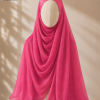 Fuchsia Chiffon Zari Hijab