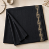 Lawn Gold Border 3 Black Lawn Tarkashi Chaddar with Golden Border