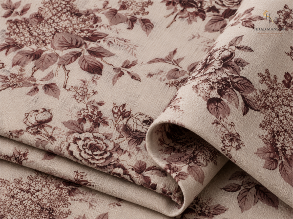 Lawn Print A3 Rosewood Garden Lawn Print Hijab