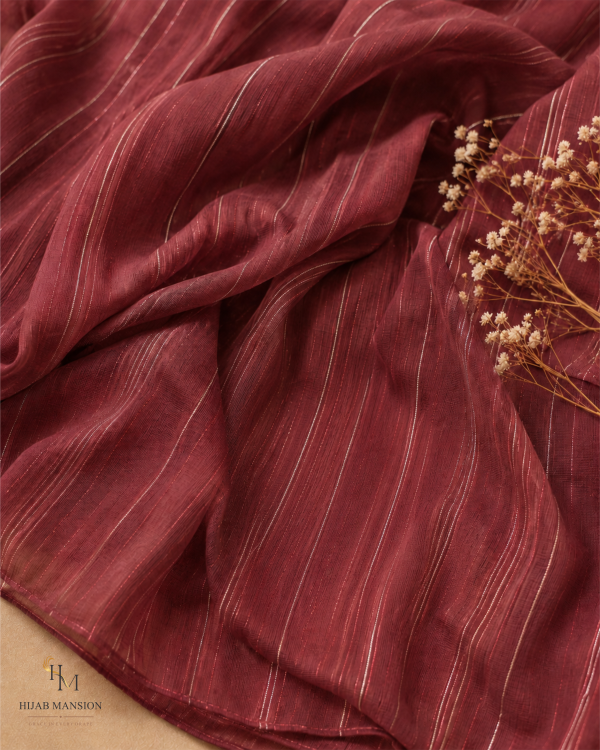 Rosewood Lawn Zari Tilla Hijab