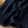 Lawn Zari C3 Midnight Navy Lawn Zari Tilla Hijab