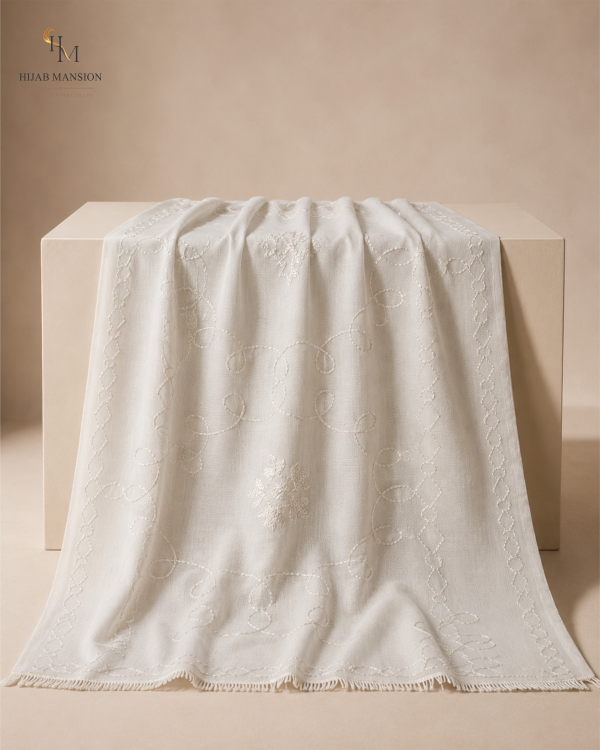 Lawn embroidary 2 White Lawn Embroidery Chaddar