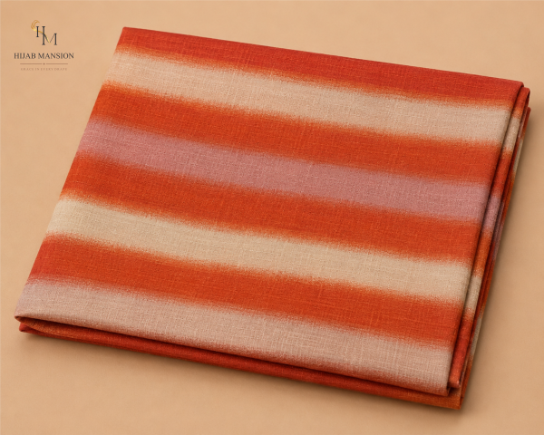 Morocco A2 Coral Blush Lawn Morocco Print Hijab