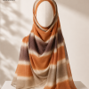 Morocco H1 Burnt Orange Lawn Morocco Print Hijab