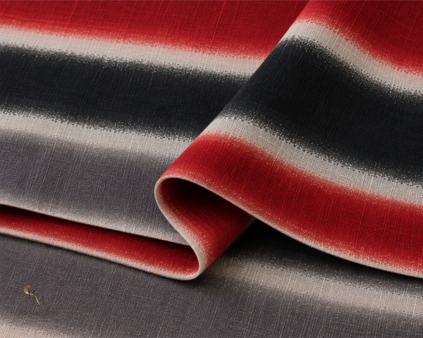 Morocco J3 Crimson Charcoal Lawn Morocco Print Hijab