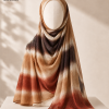 Earthy Stripe Lawn Morocco Print Hijab